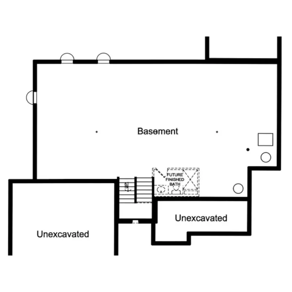 Rustic House Plan Fondation Photo - Elder Berry Craftsman Home 065D-0444 - Shop House Plans and More