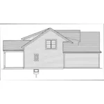 Rustic House Plan Left Elevation - Elder Berry Craftsman Home 065D-0444 - Shop House Plans and More