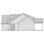 Rustic House Plan Right Elevation - Elder Berry Craftsman Home 065D-0444 - Shop House Plans and More