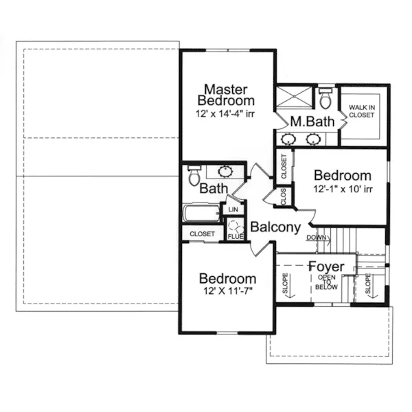 Country House Plan Second Floor - Hopkins Bay Craftsman Home 065D-0449 - Search House Plans and More