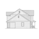 Country House Plan Left Elevation - Hopkins Bay Craftsman Home 065D-0449 - Search House Plans and More