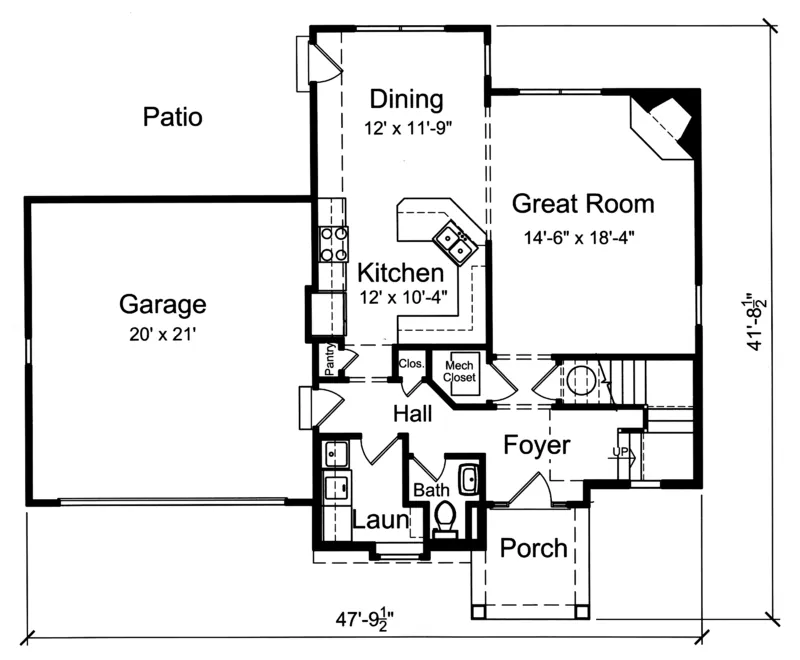 Vacation House Plan First Floor - 065D-0470 | House Plans and More
