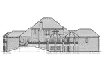 Southern Plantation House Plan Rear Elevation - Hominy Lake Luxury  Home 065S-0029 - Search House Plans and More