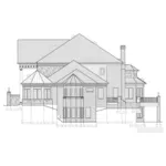 Southern Plantation House Plan Right Elevation - Hominy Lake Luxury  Home 065S-0029 - Search House Plans and More