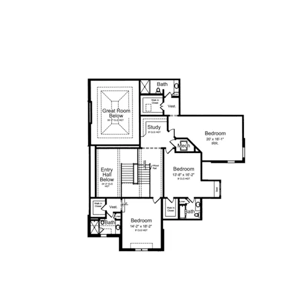 Luxury House Plan Second Floor - Cadazan Luxury Home 065S-0034 - Search House Plans and More