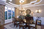 European House Plan Dining Room Photo 02 - Arreton Manor Luxury Home 065S-0038 - Search House Plans and More