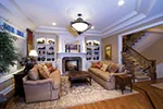 European House Plan Great Room Photo 02 - Arreton Manor Luxury Home 065S-0038 - Search House Plans and More