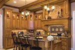 European House Plan Kitchen Photo 02 - Arreton Manor Luxury Home 065S-0038 - Search House Plans and More