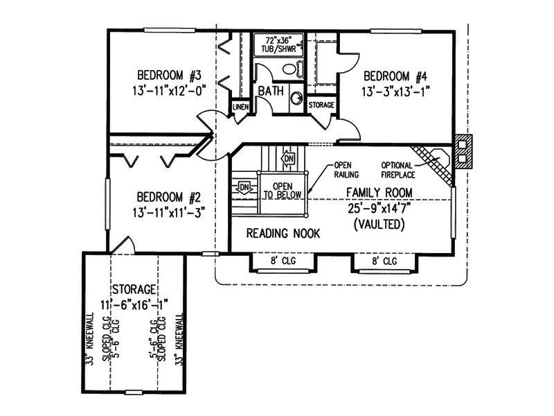 Country House Plan Second Floor - Howard Hill Country  Home 067D-0010 - Search House Plans and More