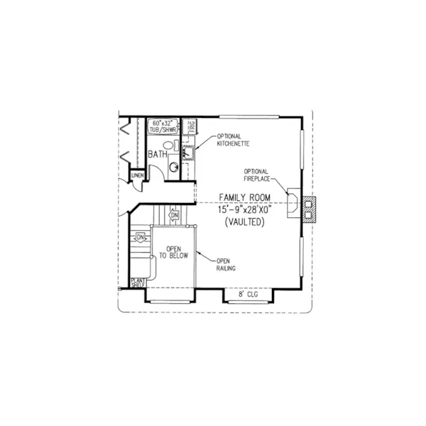 Southern House Plan Optional Floor Plan - Howard Hill Country  Home 067D-0010 - Search House Plans and More