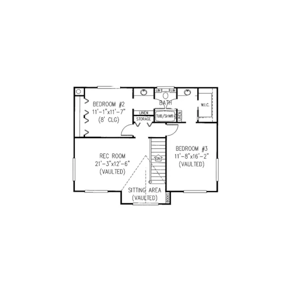 Farmhouse Plan Second Floor - Amish Hill Country Farmhouse 067D-0011 | Luxury Farmhouse Plan