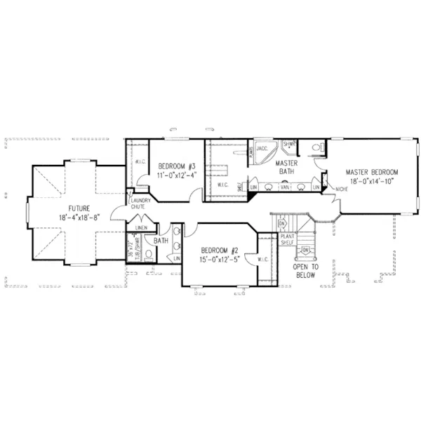 Contemporary House Plan Second Floor - Boriss Spanish Style Home 067D-0012 - Search House Plans and More