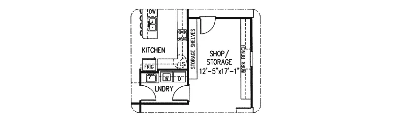 Ranch House Plan Optional Floor Plan - Marywood Ranch Home 067D-0019 - Shop House Plans and More