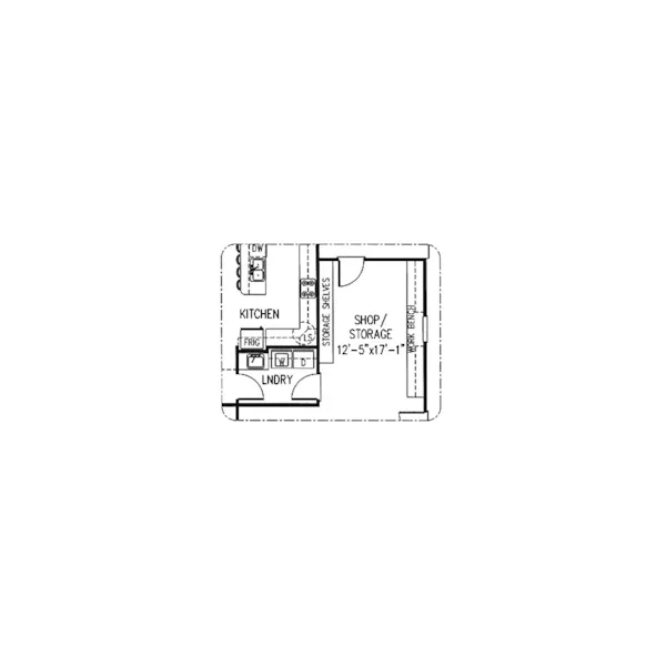 Traditional House Plan Optional Floor Plan - Marywood Ranch Home 067D-0019 - Shop House Plans and More