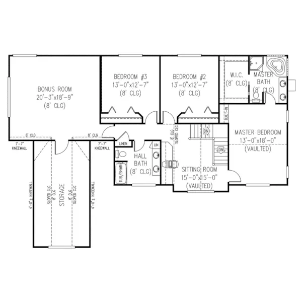 Country House Plan Second Floor - Laughton Country Farmhouse 067D-0021 - Shop House Plans and More