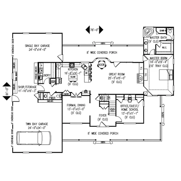 Luxury House Plan First Floor - Frontenac Forest Luxury Home 067D-0023 - Search House Plans and More