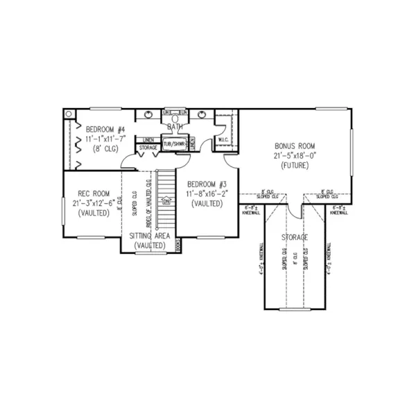 Traditional House Plan Second Floor - Carlow Farm Victorian Home 067D-0025 - Search House Plans and More