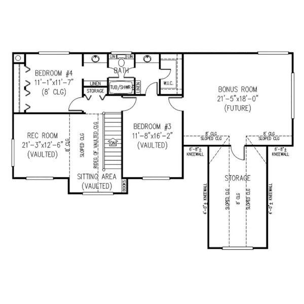 Southern House Plan Second Floor - Cassilly Country Farmhouse 067D-0026 - Search House Plans and More