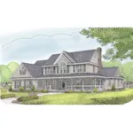 Country Style Charmer With Wrap-Around Porch