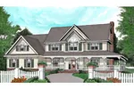 Traditional Country Style Two-Story House