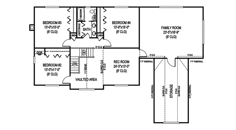 Traditional House Plan Second Floor - Fabian Hill Luxury Farmhouse 067D-0041 - Search House Plans and More