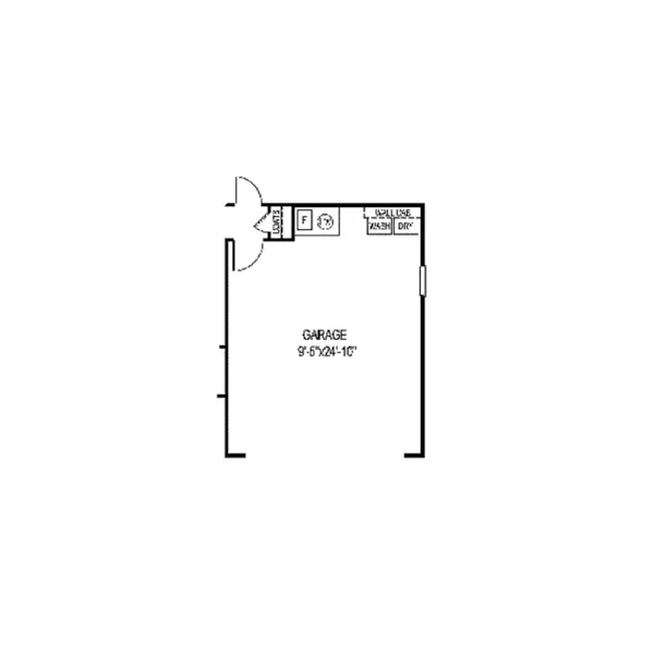 Ranch House Plan Optional Floor Plan - Fox Mill Modest Ranch Home 067D-0044 - Search House Plans and More