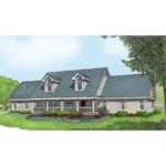 Traditional House Plan Front of Home - Lucille Country Home 067D-0050 - Shop House Plans and More