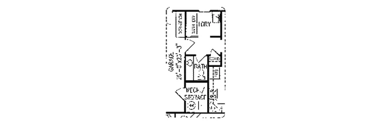 Ranch House Plan Optional Floor Plan - Samson Mill Ranch Home 067D-0051 - Shop House Plans and More