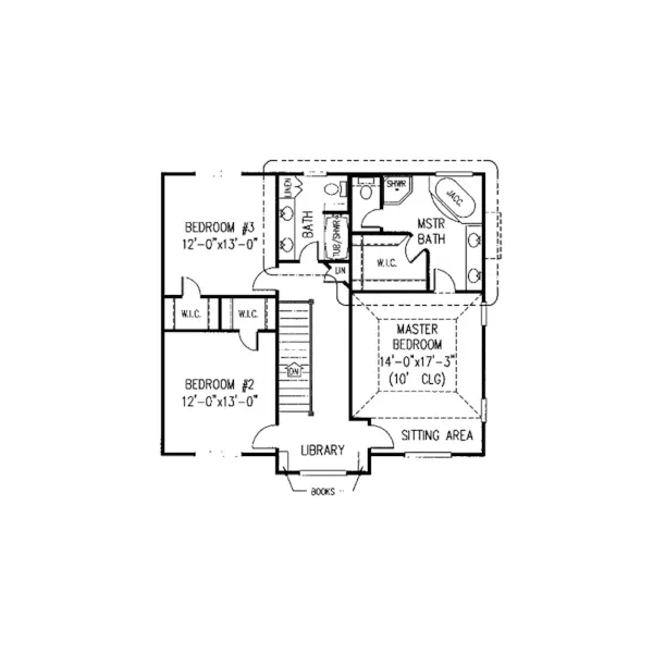 Victorian House Plan Second Floor - Nelson Place Victorian Farmhouse 067D-0054 - Shop House Plans and More