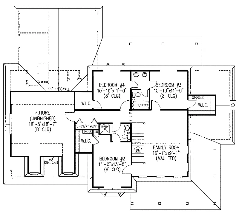 Country House Plan Second Floor - Pennridge Victorian Farmhouse 067D-0055 - Shop House Plans and More