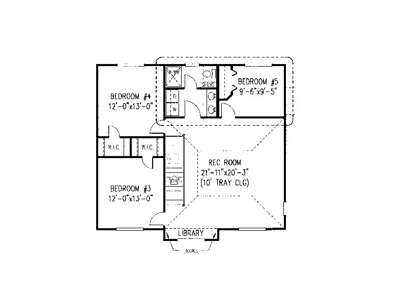 Country House Plan Second Floor - Brant Country Farmhouse 067D-0059 - Search House Plans and More