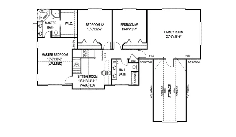 Farmhouse Plan Second Floor - Groveton Way Country Farmhouse 067D-0061 - Search House Plans and More