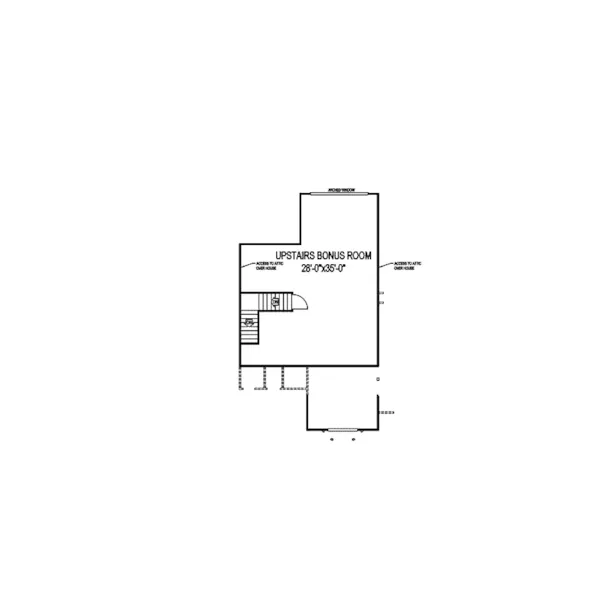 Ranch House Plan Bonus Room - Pomeroy Manor Luxury Home 067S-0004 - Shop House Plans and More