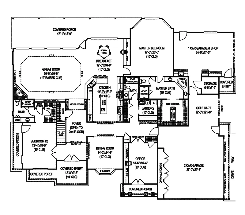 European House Plan First Floor - Tamworth Manor Luxury Home 067S-0006 - Shop House Plans and More