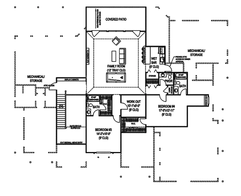European House Plan Second Floor - Tamworth Manor Luxury Home 067S-0006 - Shop House Plans and More