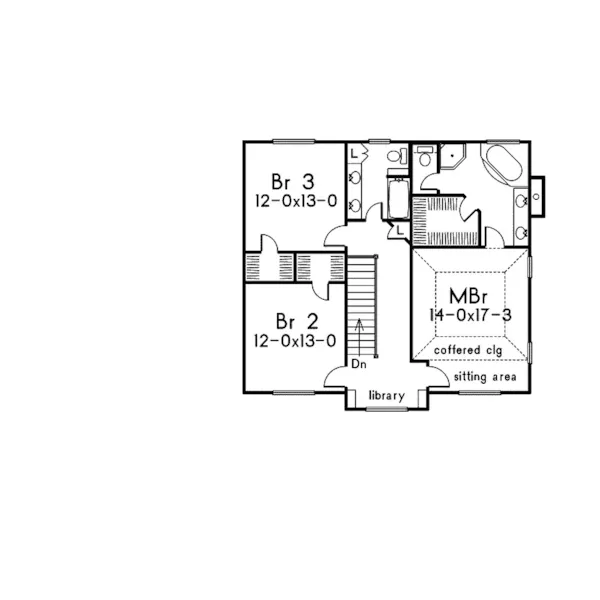 Farmhouse Plan Second Floor - Newburgh Country Farmhouse 068D-0002 - Shop House Plans and More