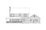 Country House Plan Rear Elevation - Newburgh Country Farmhouse 068D-0002 - Shop House Plans and More