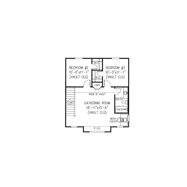 Farmhouse Plan Second Floor - Ellington Country Farmhouse 068D-0003 - Search House Plans and More