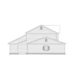 Farmhouse Plan Left Elevation - Ellington Country Farmhouse 068D-0003 - Search House Plans and More