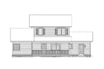 Farmhouse Plan Rear Elevation - Ellington Country Farmhouse 068D-0003 - Search House Plans and More