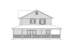 Farmhouse Plan Right Elevation - Caroline Country Farmhouse 068D-0006 - Search House Plans and More