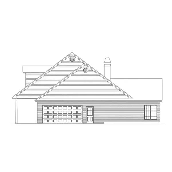 Country House Plan Right Elevation - Miranda Southern Style Home 068D-0008 - Shop House Plans and More