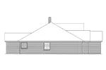 Traditional House Plan Left Elevation - Quailcreek Ranch Home 068D-0009 - Shop House Plans and More