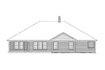 Ranch House Plan Rear Elevation - Quailcreek Ranch Home 068D-0009 - Shop House Plans and More