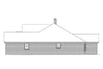 Traditional House Plan Right Elevation - Quailcreek Ranch Home 068D-0009 - Shop House Plans and More