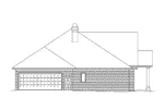 Traditional House Plan Left Elevation - Berkshire Traditional Home 068D-0011 - Search House Plans and More