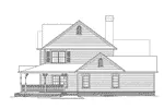Farmhouse Plan Right Elevation - Amelia Country Farmhouse 068D-0013 - Search House Plans and More