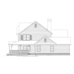 Farmhouse Plan Right Elevation - Amelia Country Farmhouse 068D-0013 - Search House Plans and More