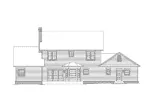 Country House Plan Rear Elevation - Bennington Country Farmhouse 068D-0016 - Search House Plans and More