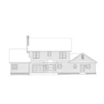 Country House Plan Rear Elevation - Bennington Country Farmhouse 068D-0016 - Search House Plans and More